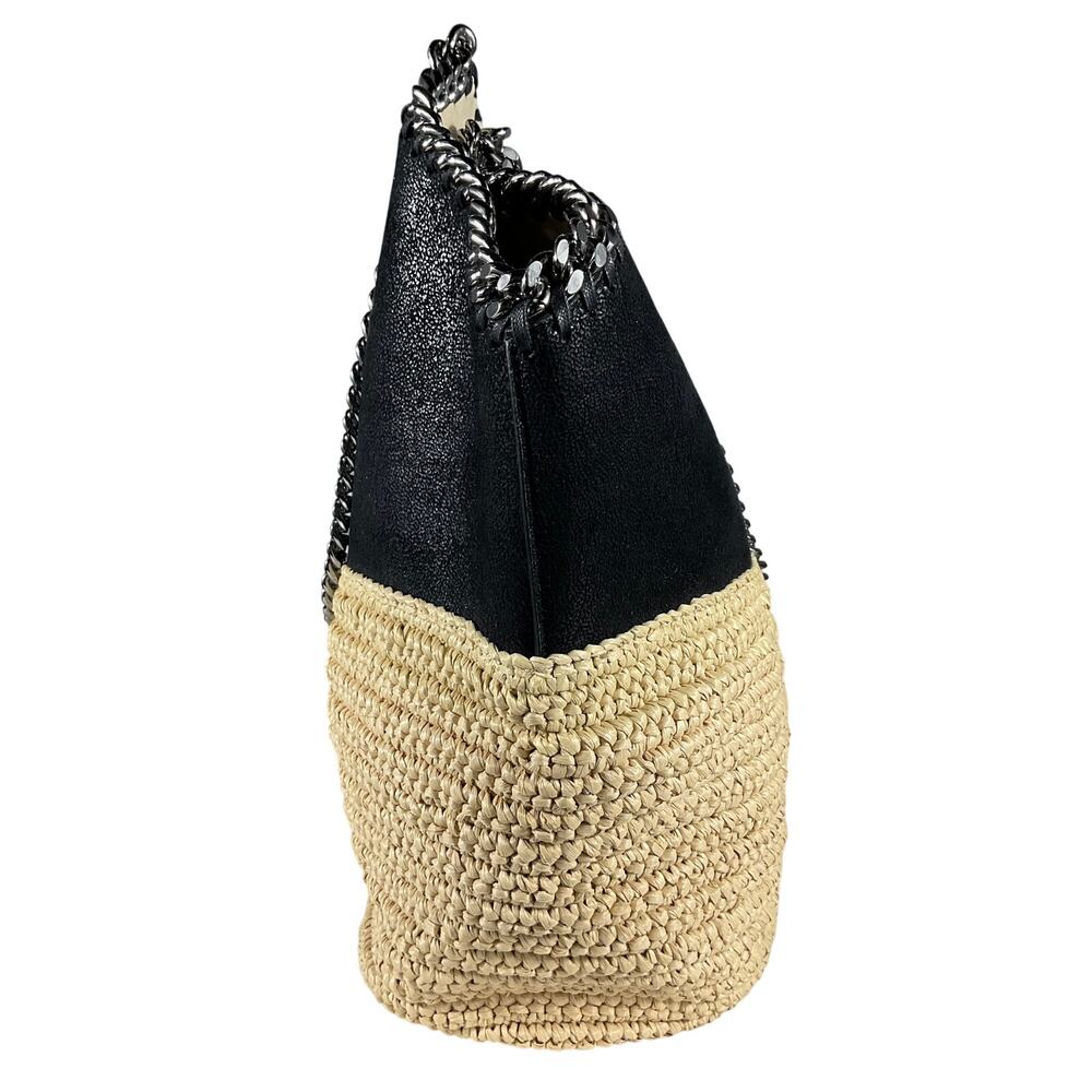 Stella Mccartney Two Tone Black Falabella Tote Bag - Picture 4 of 12